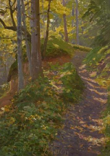 unknow artist von Rosen Schlucht in Segewold beim Kaiserstuhl. oil painting image